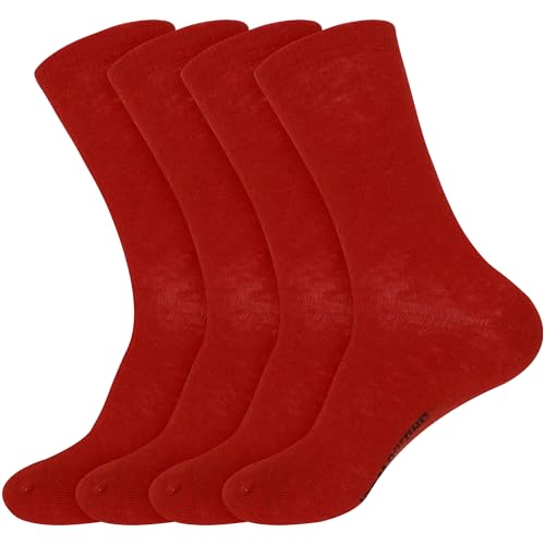 Image of BambooMN Unisex Men and Women's Rayon from Bamboo Wool Blend Athletic Crew Socks for Home, Travel, Work and Sport, 2 Pairs