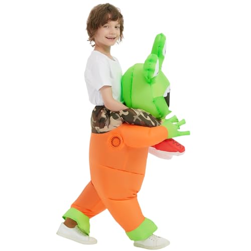Disfraz inflable de alienígena para niños y adolescentes miniatura 5