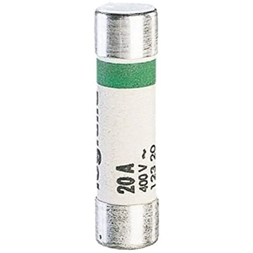 Legrand - Cartouches fusibles pour porte-fusibles - sans témoin - 8,5x31,5mm - 20A