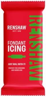 Renshaw Lincoln Green Ready to Roll Fondant Icing, 250 g (Pack of 1)