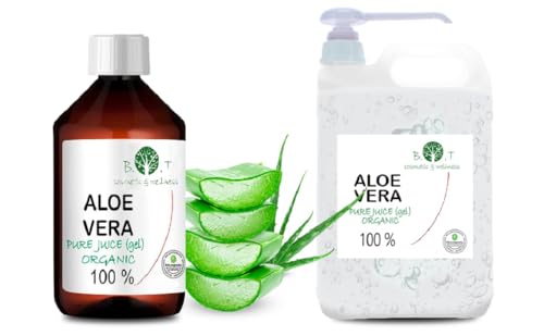 B.O.T cosmetic & wellness - BIO Fresh Aloe Vera Flüssigkonzentrat | 100% Natürlich und Rein | Haut- und Haarpflege | DIY Kosmetik… – Ansicht 3