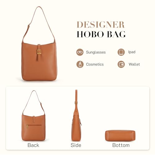 Image of Missnine Hobo Bag Purses and Handbags for Women Top Handle Handbags with Pocket Zipper