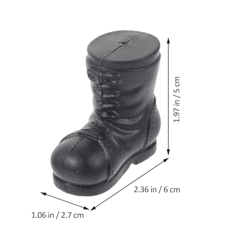 ULTECHNOVO 10 Pares Mini Botas De Papai Noel De Natal Em Miniatura Sapatos De Papai Noel Enfeites De