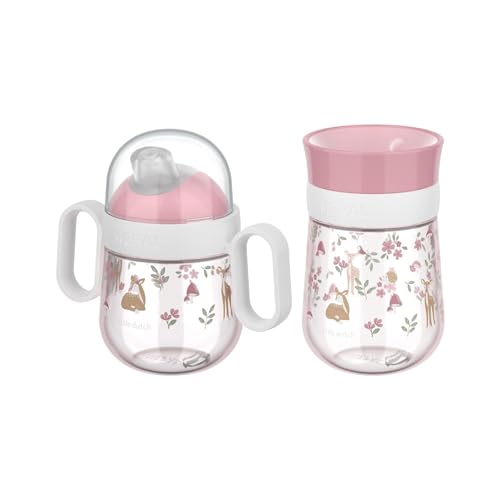 Mepal | Mio Set – 360° | Baby Trinklernbecher ab 6 Monate | auslaufsicher | Spülmaschinengeeignet | Fairy Garden