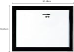 Quartet Espresso Home Decor Magnetic Dry-Erase Board, Wood Frame, 2 x 3 Feet (6447415516)