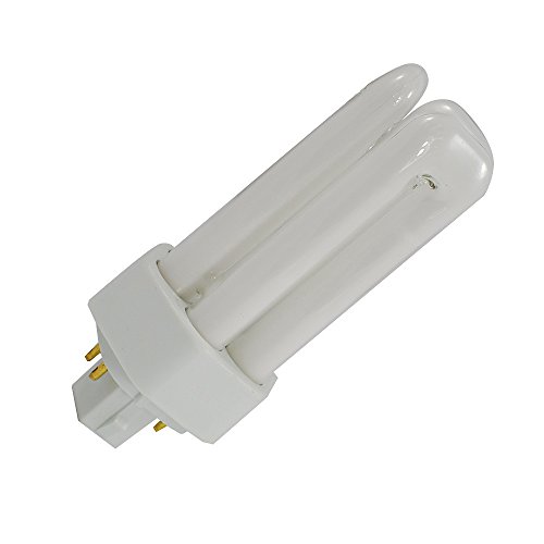 Image of Sylvania Dulux T /E /in CFL Compact Fluorescent Light Bulb 4 Pin 18W, 1 Pack | Triple Tube, GX24q-2 Base, 18 Watt Long Lasting Energy Efficient Light Bulb, 12000 hr Life, Dimmable, 4100K Cool White