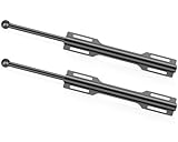 FIRJOY 12' Valet Rod for Closet Pull Out (2 Pack, Black)