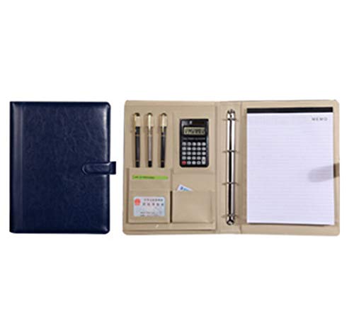 Ymwave Portfolio pour bureau porte document porte document, portfolio cuir pour bureau, agenda d'affaires en cuir, chemise de dossier en cuir, document pour directeur