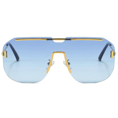 willochra Oversized One-Piece Square Sunglasses Women 2025 Luxury men Trendy Punk Shield Shades Outdoor Eyewear UV400