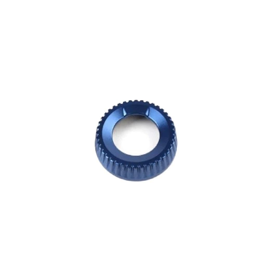 HYASDBWE for Kia for EV6/EV6 PE for NIRO EV Aluminum Alloy Gear Shift Knob Ring Cover Shift Gear Cover Trim Accessories Gear Shifter Parts(Blue)