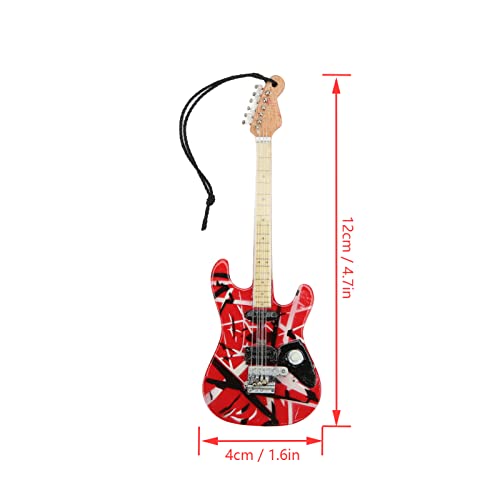 Modèle de Guitare Décoration Cadeaux Décorer Matériau de Grain de Bois Miniature Tilleul Rouge Ornement en Tilleul Petit Petit Cadeaux Petits Kits de Moto - Les Beatles, Paul McCartney, John Lennon, RIngo Starr, George Harrison Modèle de Guitare Décoration Cadeaux Décorer Matériau de Grain de Bois Miniature Tilleul Rouge Ornement en Tilleul Petit Petit Cadeaux Petits Kits de Moto – Image 4