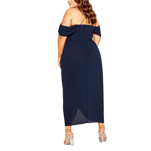Image of City Chic Women's Plus Size Dress - Entwine Maxi