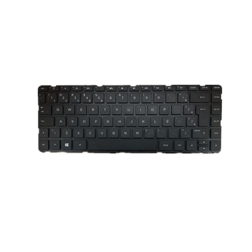 Clavier pour ordinateur portable HP 14-r100 r200 noir disposition UK
