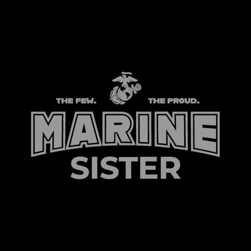 Armed Forces Gear Marines Sister Youth T-Shirt (Black)2