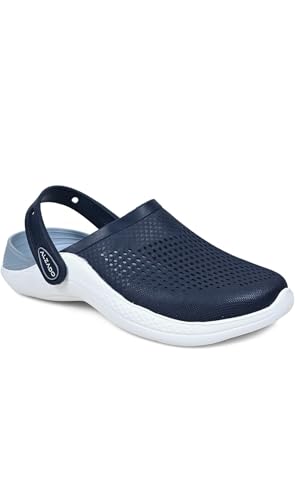 Image of Alzado Men's Classic Casual Sports Clogs /Sandals with Adjustable Back Strap for Adult | Comfortable & LightWeight| Stylish & Anti-Skid| Waterproof & Everyday Use Mules for Gents & Boys..