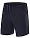 TCA Elite Tech Pantaloncini Uomo Sportivi da Corsa con Tasche Laterali con Zip - Pantaloni Corti da Corsa - Blu Notte, XS