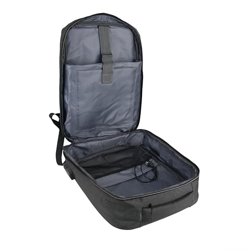 Image of NIYX Roberto Built-in USB Port BackPack | Number Locking, Multi Compartment, 21 Litre Hard Shell Shoulder Laptop Bagpack | Office, Travel & College Backpack | School Backpack For Kids