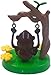 Cute Solar Powered Dancing Monkey Toys - Kawaii Solar Monkey Swinging Animated Bobble Dancer Solar Powered Car Dashboard Interior Decoration Desktop Ornaments Dancing Toy Car Accessories