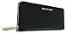 Michael Kors Jet Set Travel Continental Leather Wallet/Wristlet - Black/Gold, Medium