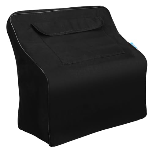 Toddmomy Accordion Pouch Big Padded Straps Black Accordion Case Storage Bag Accessory Backpack