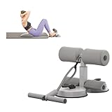 sit ups foot holder with Elastic 2 Suction Cups and Pull Rope Portable Sit Up Assistant Device for Home Workout
