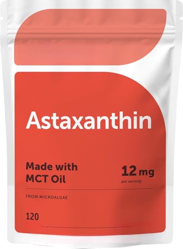 Astaxanthine 12mg complément alimentaire antioxydant microalgues sans gluten
