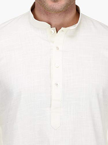Image of Rajubhai Hargovindas Men's Premium Cotton Solid Kurta