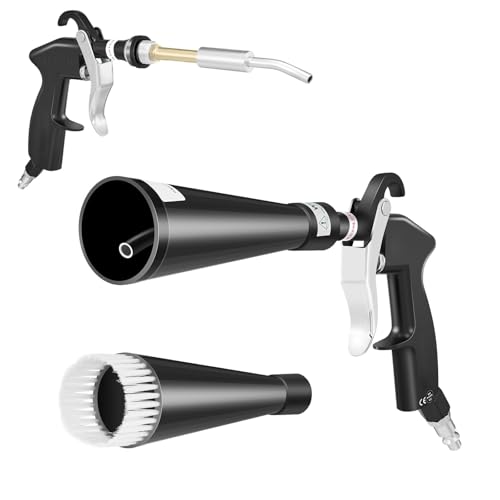 Tornado Car Cleaning Gun with 2 Nozzles for Air Blowing