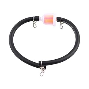 Filtre à Carburant Filtre À Huile Tuyau de Carburant en Ligne et Clips Universel pour Moto Petit Voiture Diamètre Extérieur de 6mm / 0.24″