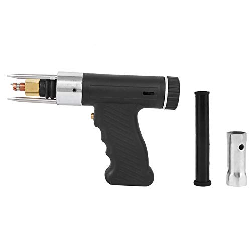 1 Piece Capacitor Discharge (CD) Stud Welding Gun Welding Torch + 6 Pieces M3 M4 M5 M6 M8 M10 Collet for Welding Aluminum, Brass, Copper, Steel etc.