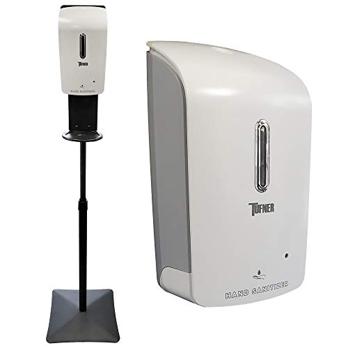 Optima Scale Hands-Free Universal Hand Sanitizer Dispenser Floor Stand - Made in The USA