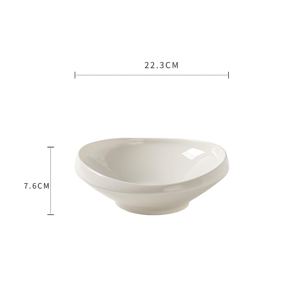 Tazón de ensalada, cuenco nórdico de cerámica para platos fríos, cuencos de restaurante, cuencos adecuados para granos, ensaladas, aperitivos y cuencos de sopa