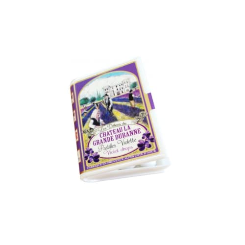 Golosinas Violeta Chateau La Grande Duranne | Comprimidos con sabor a violeta | Caramelos Violeta - 1 Caja