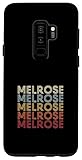 Galaxy S9+ Melrose Massachusetts Melrose MA Retro Vintage Text Case