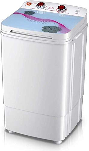 QUZHCP Tragbare Waschmaschine, Tragbare Waschmaschine Große Kapazität Halbautomatische, Kompakt Einzel Tub Durable 7.8kg Mini Waschmaschine, Ohne Dehydration, Leicht for Wohnungen, Schlafsäle Cover
