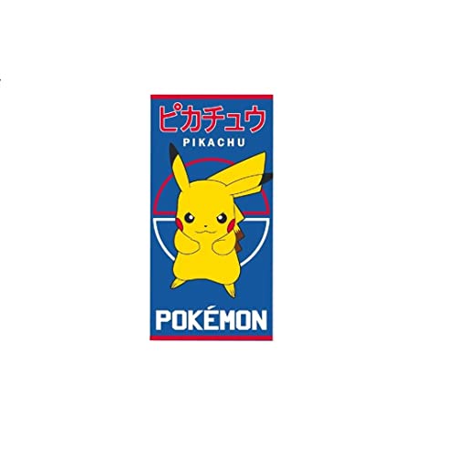 NEW IMPORT, POK-02, Toalla Playa Algodon 140x70cm de Pokemon