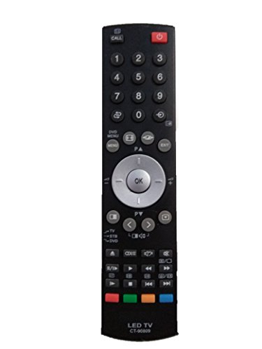 Image of LipiWorld CT-90809 LED DVD TV Universal Remote Control Compatible for Toshiba LED DVD