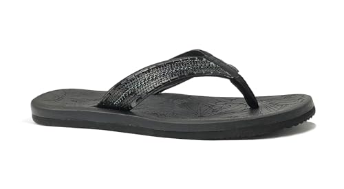 Image of REDVOLUTION New Women's Rhinestone Sandals High | Low Platform T-Strap Jewel Sandals High Wedge Flip Flops