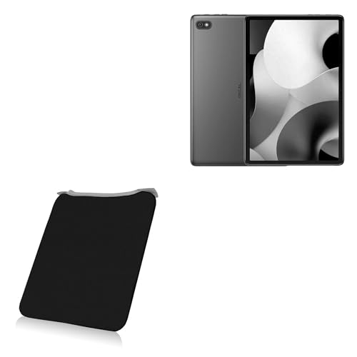 BoxWave Case Compatible with Oscal Pad 10 - SlipSuit, Soft Slim Neoprene Pouch Protective Case Cover - Jet Black