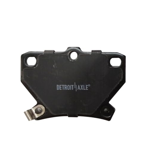 Image of Detroit Axle - REAR Ceramic Brake Pads Replacement for Pontiac Vibe | Toyota Celica Corolla Matrix - 2pc Set