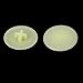 Aexit 6mm Phillips Weatherproofing 17mm Head Dia Screw Plastic Cap Cover Light Window Insulation Kits Yellow 100PCS