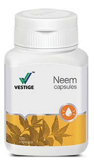 NEEM - 100 Soft Gels| Neem Capsule Ayurvedic Classical Medicine Blood Purifier Anti Acne, Skin Wellness For Men and Women | Supports Detoxification and Improves Immunity Metabolism