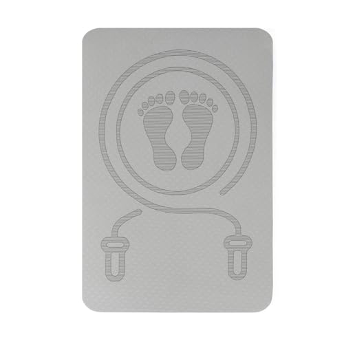 NonSlip Thick Exercise Mat Jump Rope Mat Shockproof Exercise Skipping Mat For Women Men Home Pilates Floor