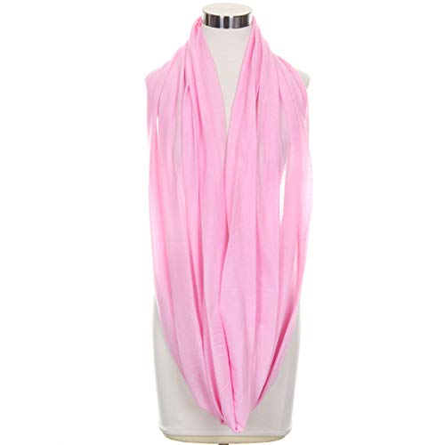 ScarvesMe Pop Fashion Super Soft Light Weight Jersey Solid Color Soft Infinity Scarf4