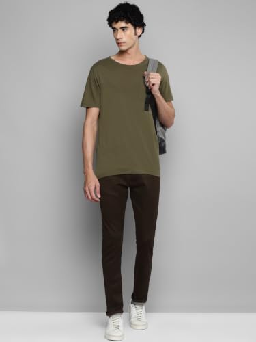 Image of Allen Cooper Skinny Low Rise Power Stretch Denim Chinos Type Jeans for Men