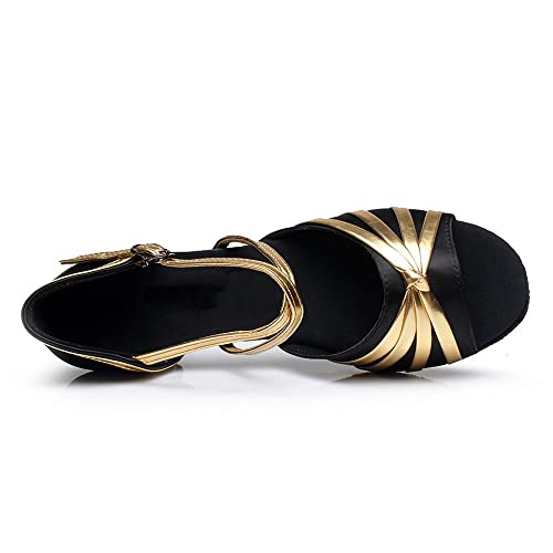 Girl Latin Dance Shoes Children's National Standard Tango Shoes Children's Dance Shoes Girls Shoes Salsa(8.5)4