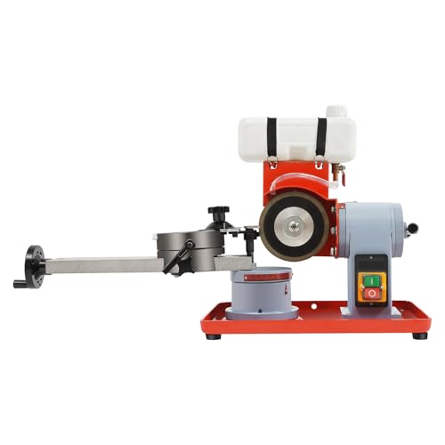 250W Schärfmaschine, Sägeblattschärfgeräte Schärfmaschine für die Holzbearbeitung und Holzwerkstoffherstellung, 220V 2850RPM Schärfgerät Kreissägeblatt Schleifer mit 0.22 Gallon Wassertank