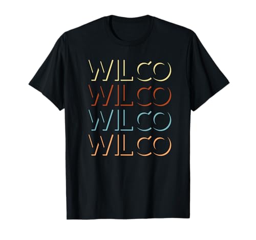 My Name Custom Novelty Given Name Merch Clothes - Camiseta Personalizada Wilco - Niños Unisex - Manga Larga - Talla S - Negro, Multicolor - Navidad