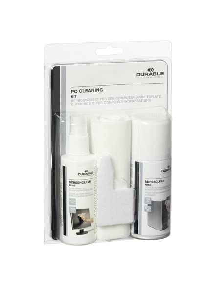 Durable PC Cleaning Kit-Kit di Pulizia per PC, bagnata/Secco Strofinacci e liquidi, schermi/plastica