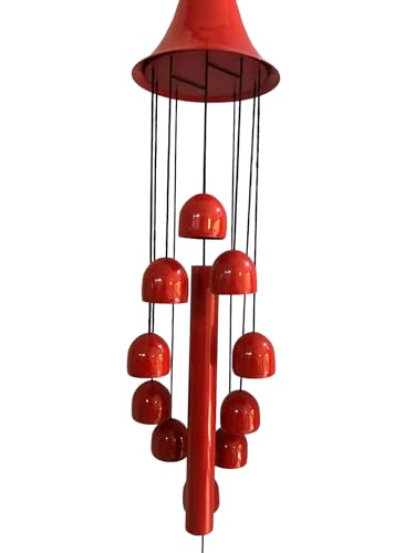Image of PARADIGM PICTURES 10 Bells Wind Chime for Home Decor Good Luck Lover Gift Positivity